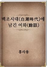 백조시대(白潮時代)에 남긴 여화(餘話)